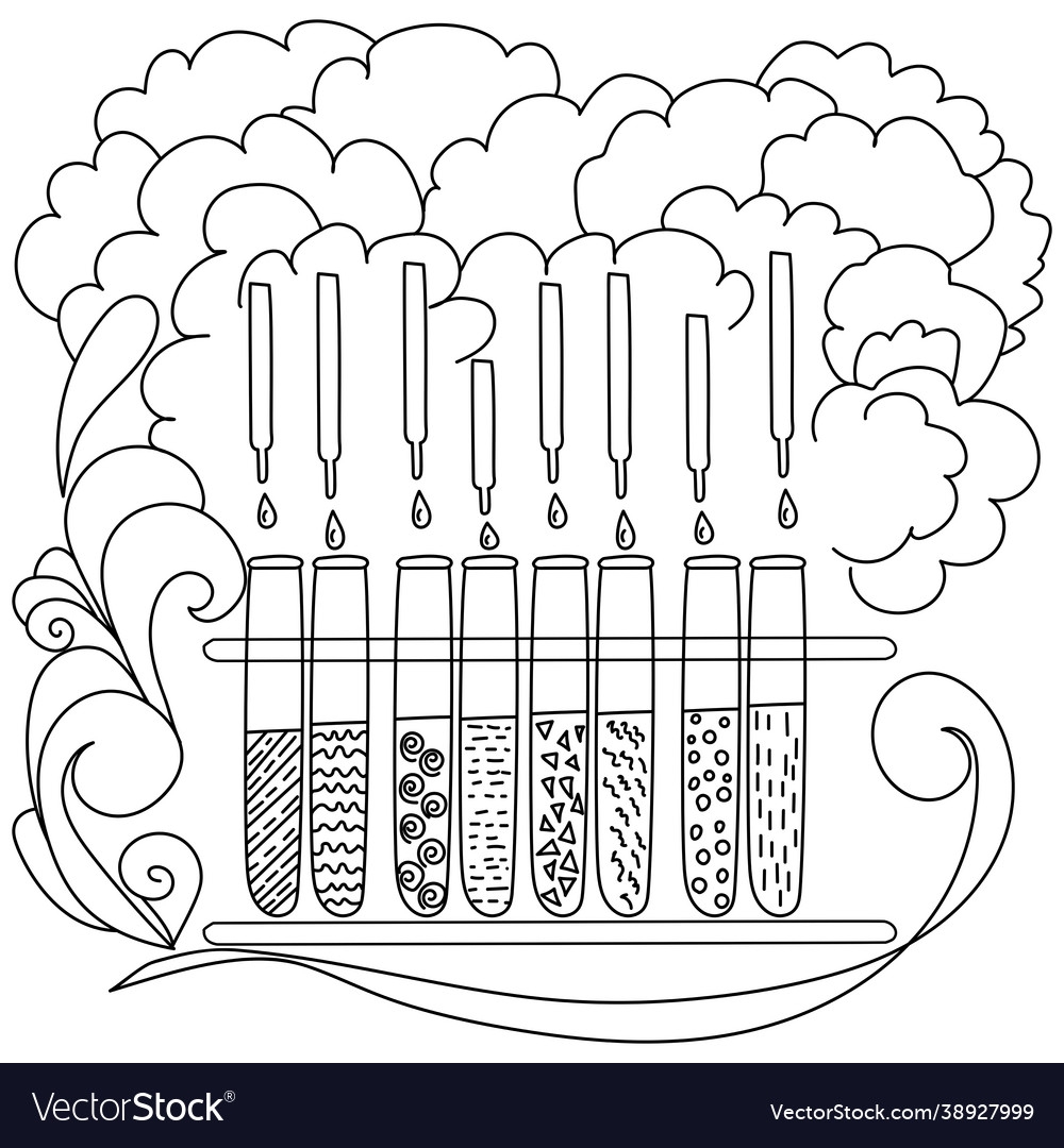 Scientist Coloring Page