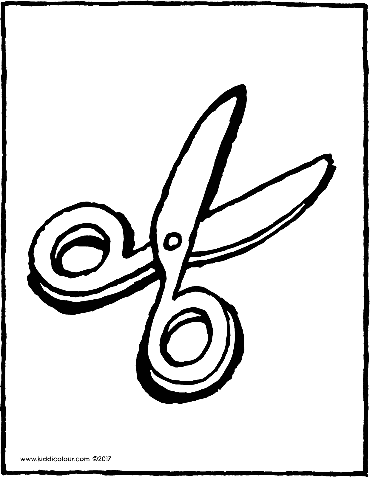 Scissors Coloring Page