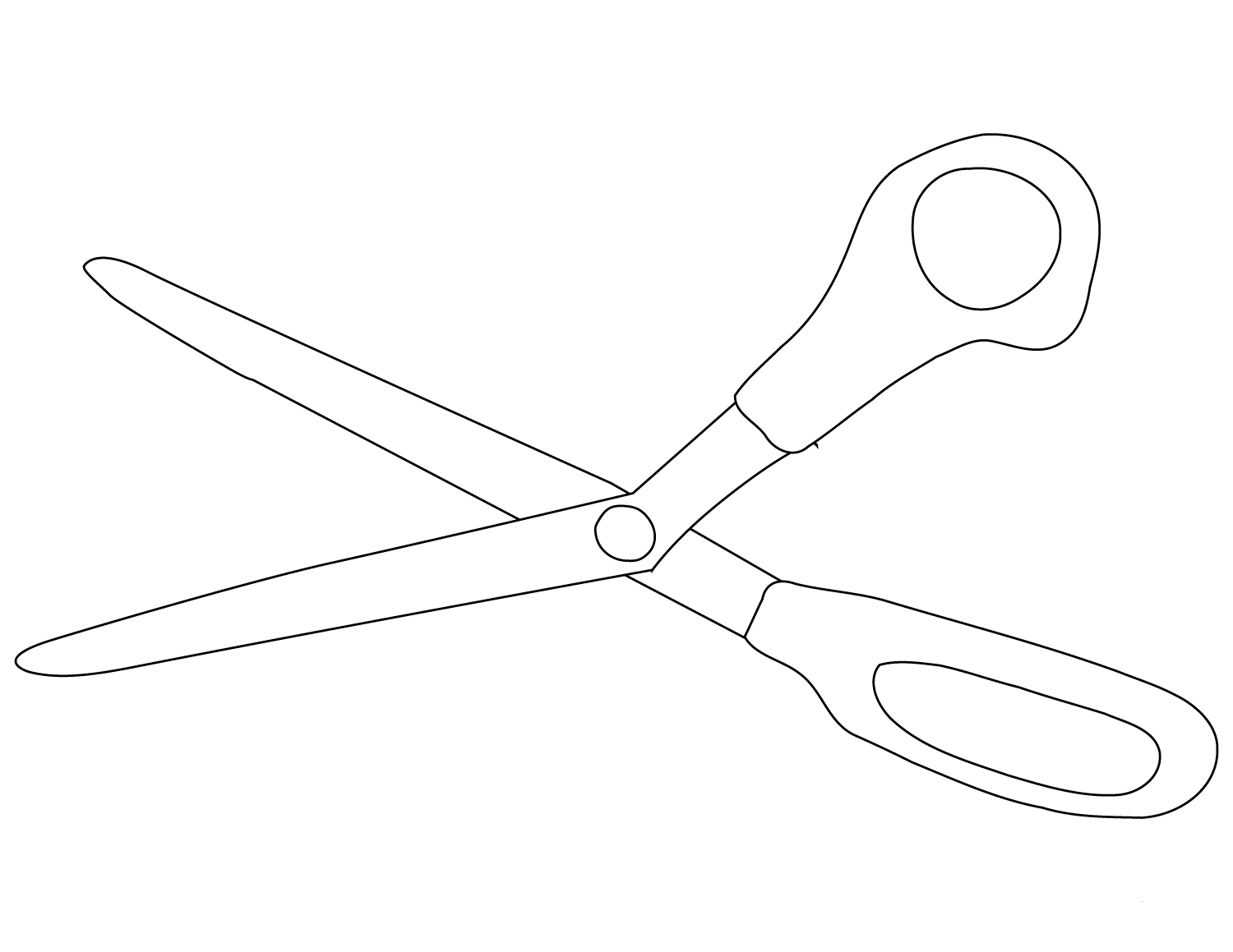 Scissors Coloring Page ColouringPages