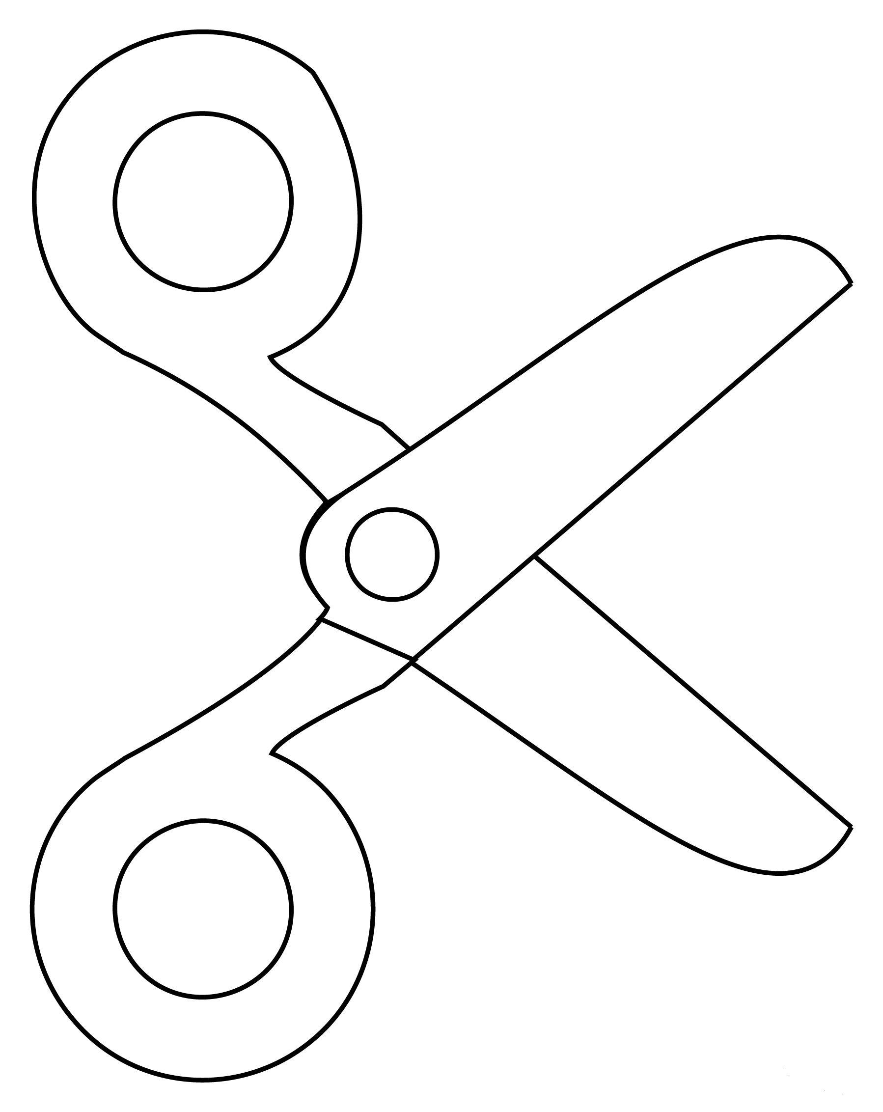 Scissors Coloring Page ColouringPages