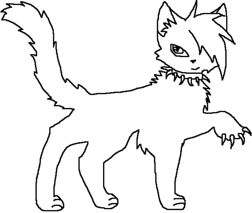Scourge From Warriors Cats Coloring Page Download Print Or Color Online For Free