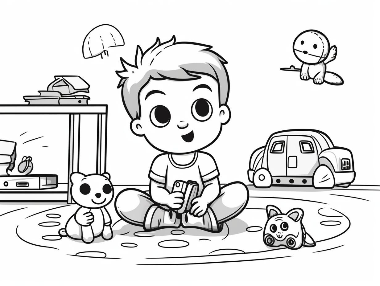 Self Control Theme Coloring Sheet Coloring Page