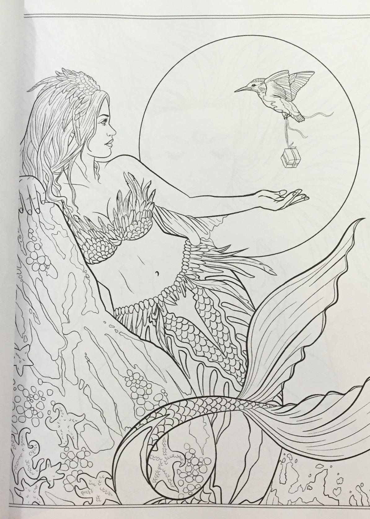 Selina Fenech Coloring Book Pages Mermaids Bing Coloring Books Animal Coloring Books