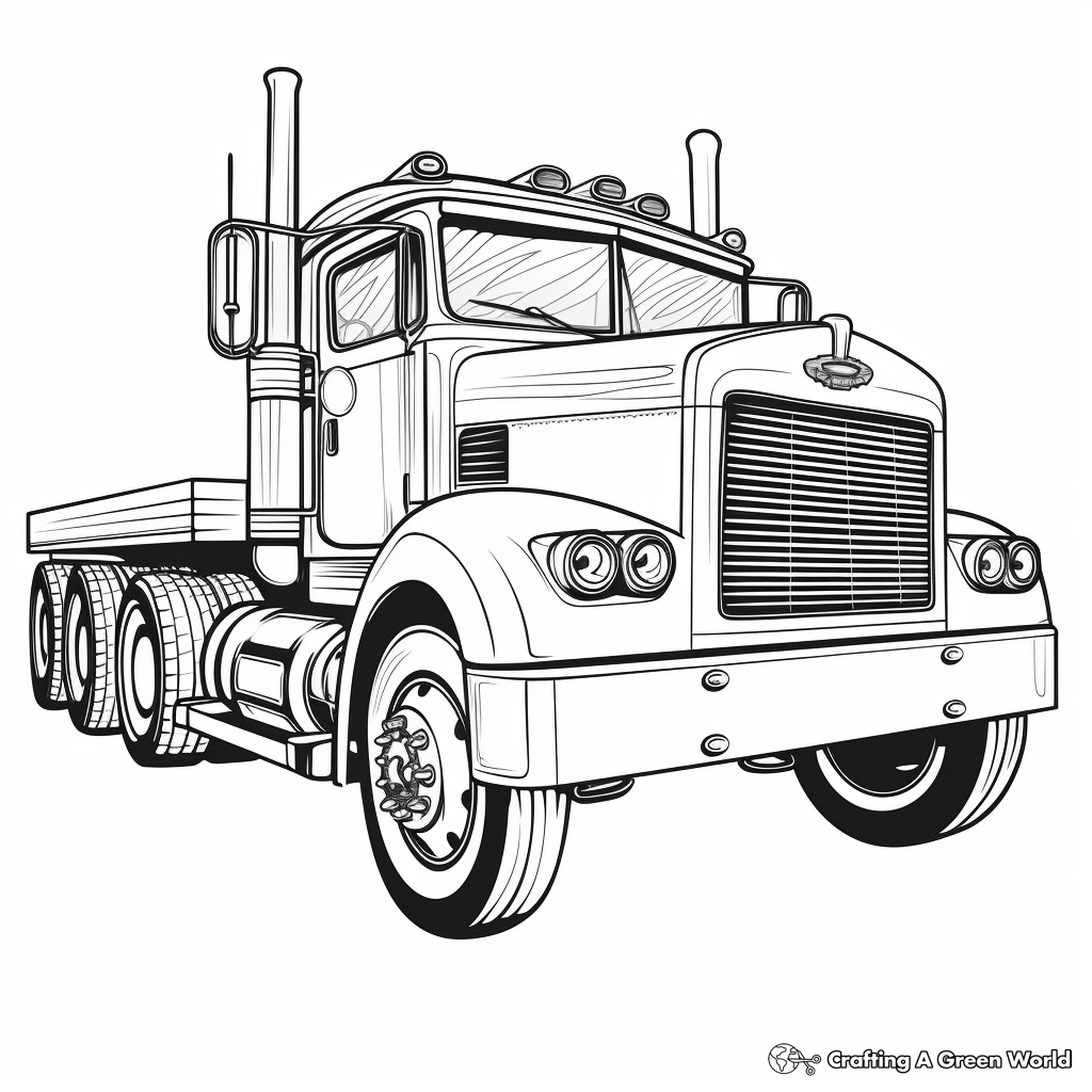 Trailer Coloring Pages