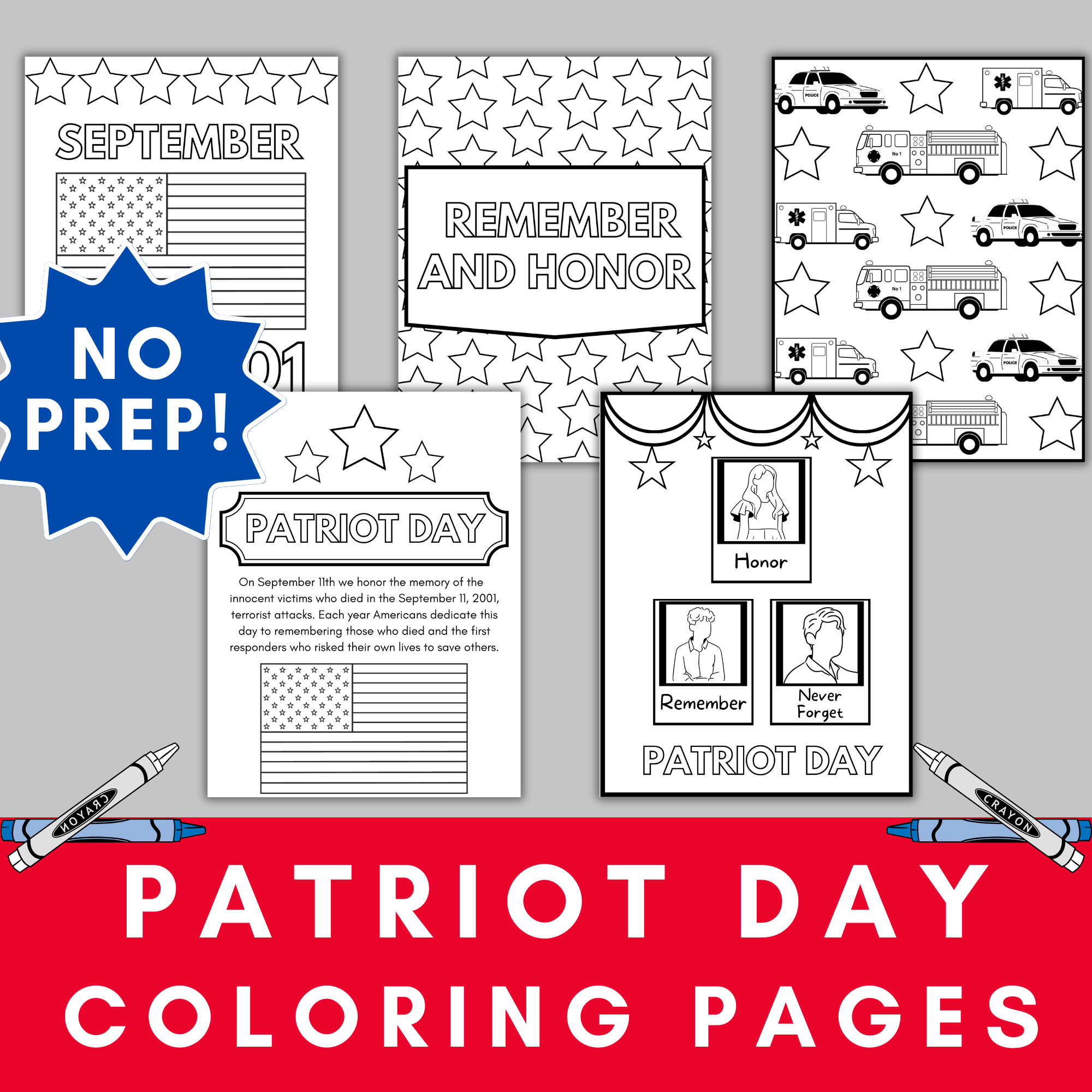 September 11 Patriot Day Printable Coloring Pages Made By Teachers