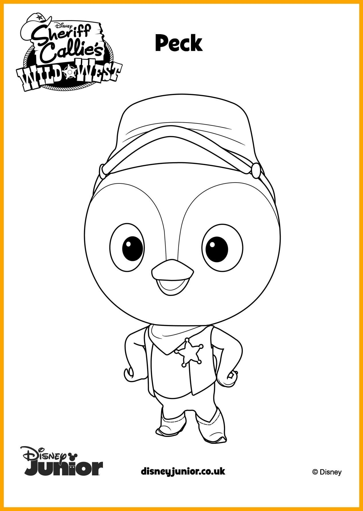 Sheriff Callie Coloring Pages At GetDrawings Free Download