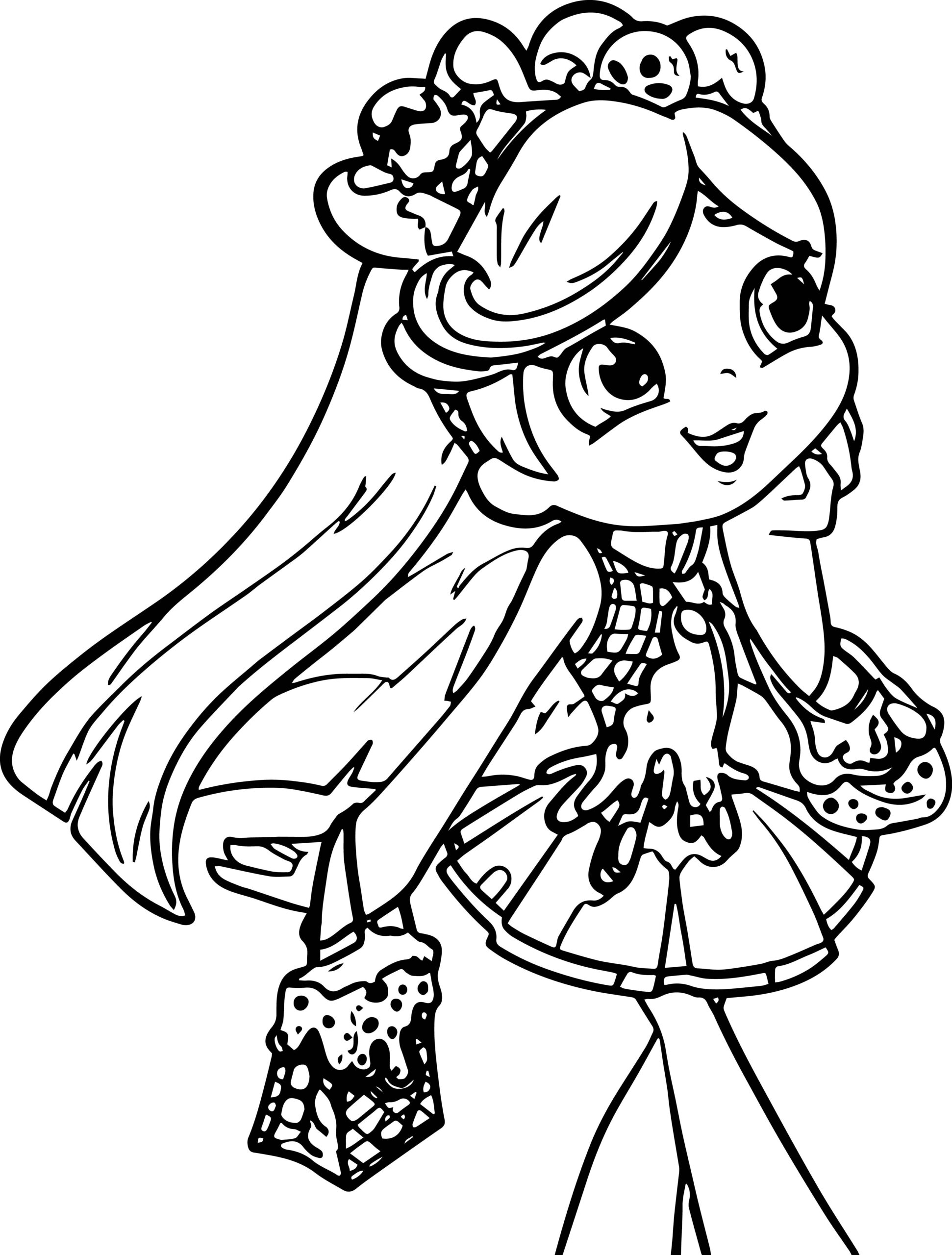 Coloring Pages For Girls Shopkins