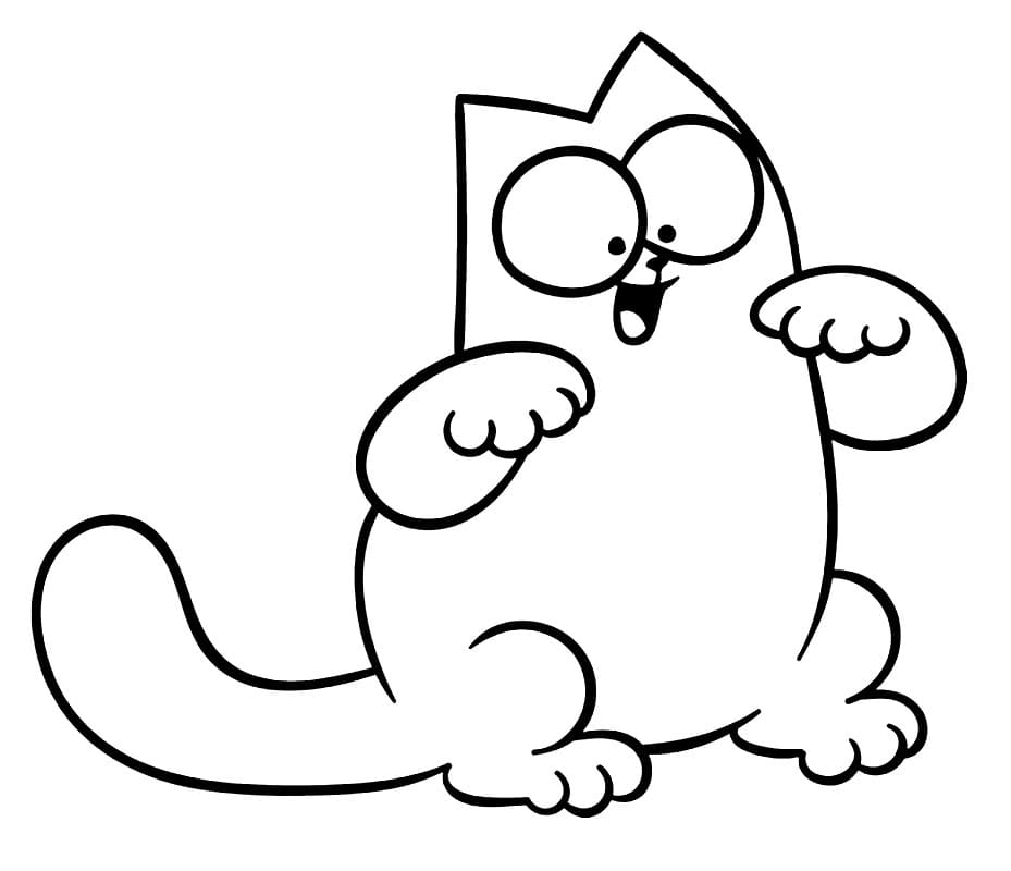 Simon S Cat For Kid Coloring Page Free Printable Coloring Pages For Kids