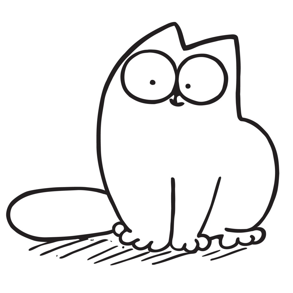Simons Cat Coloring Pages