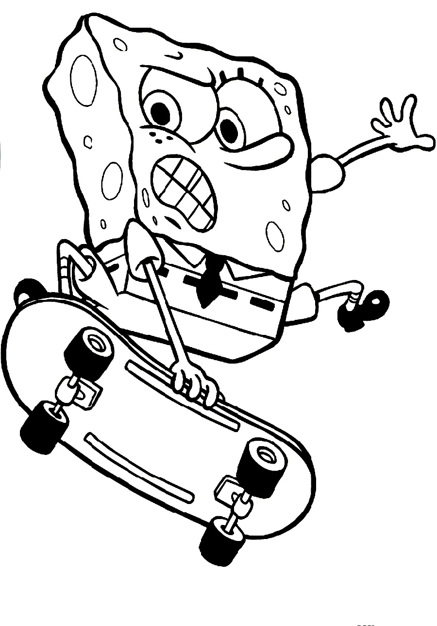 Skateboard Coloring Page At GetDrawings Free Download