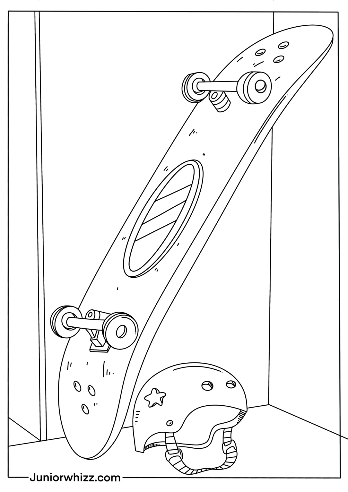 Skateboard Coloring Pages 14 Free Printable PDFs