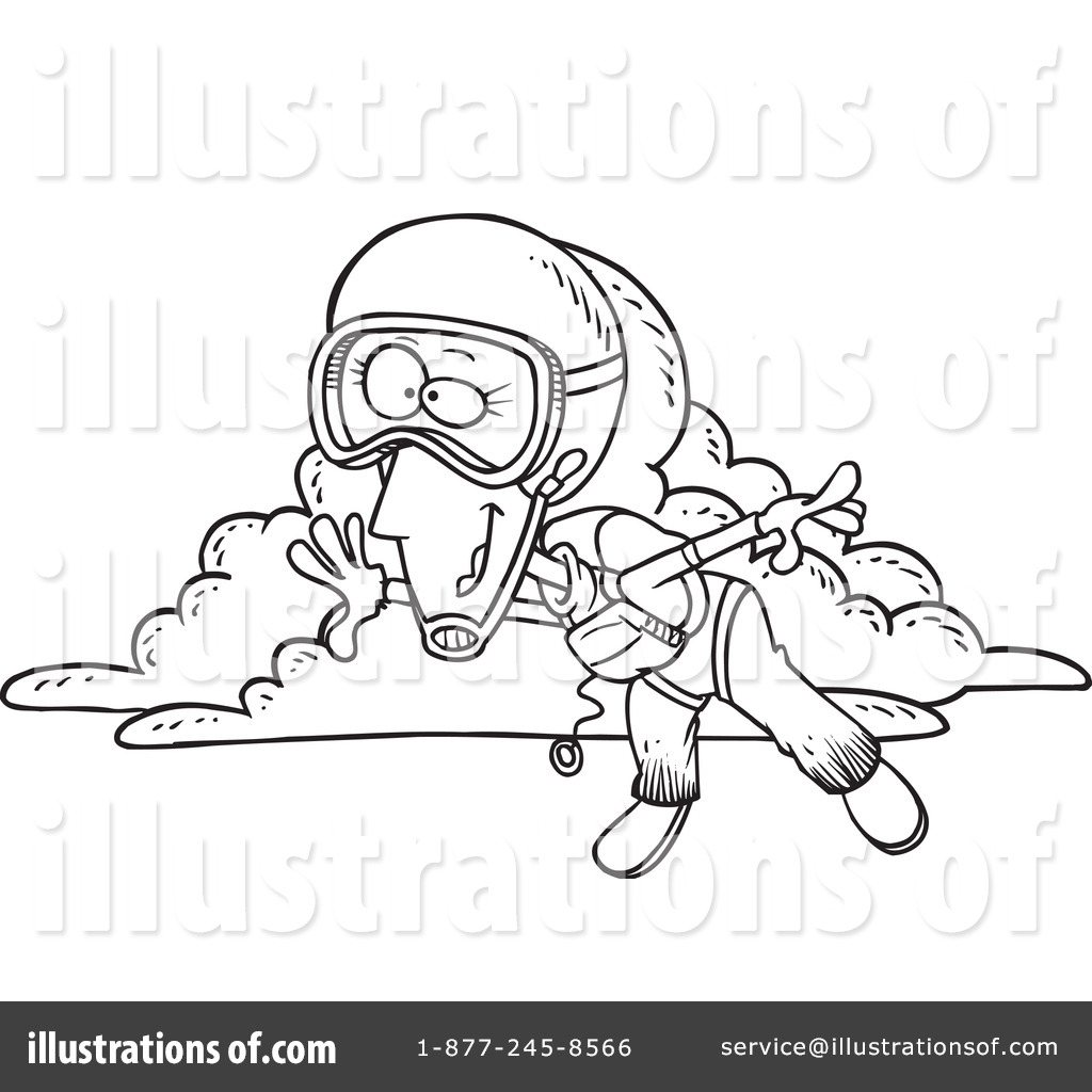 Skydiving Coloring Pages At GetDrawings Free Download