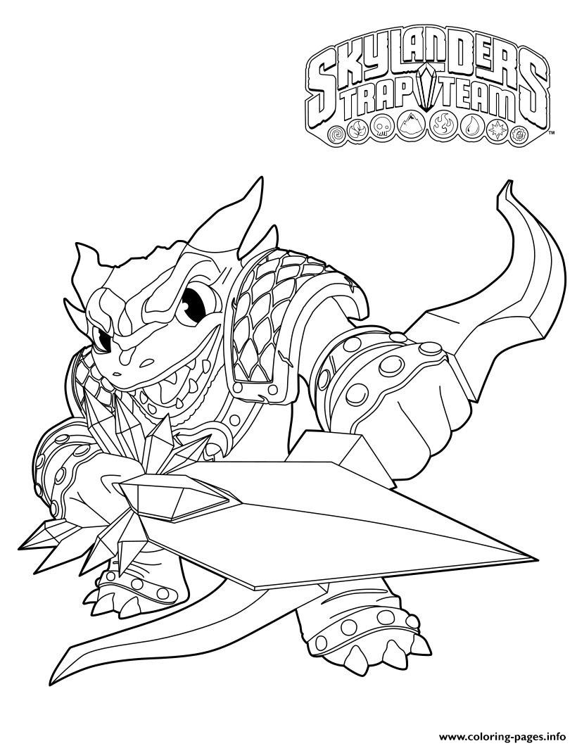 Skylanders Trap Team Coloring Pages