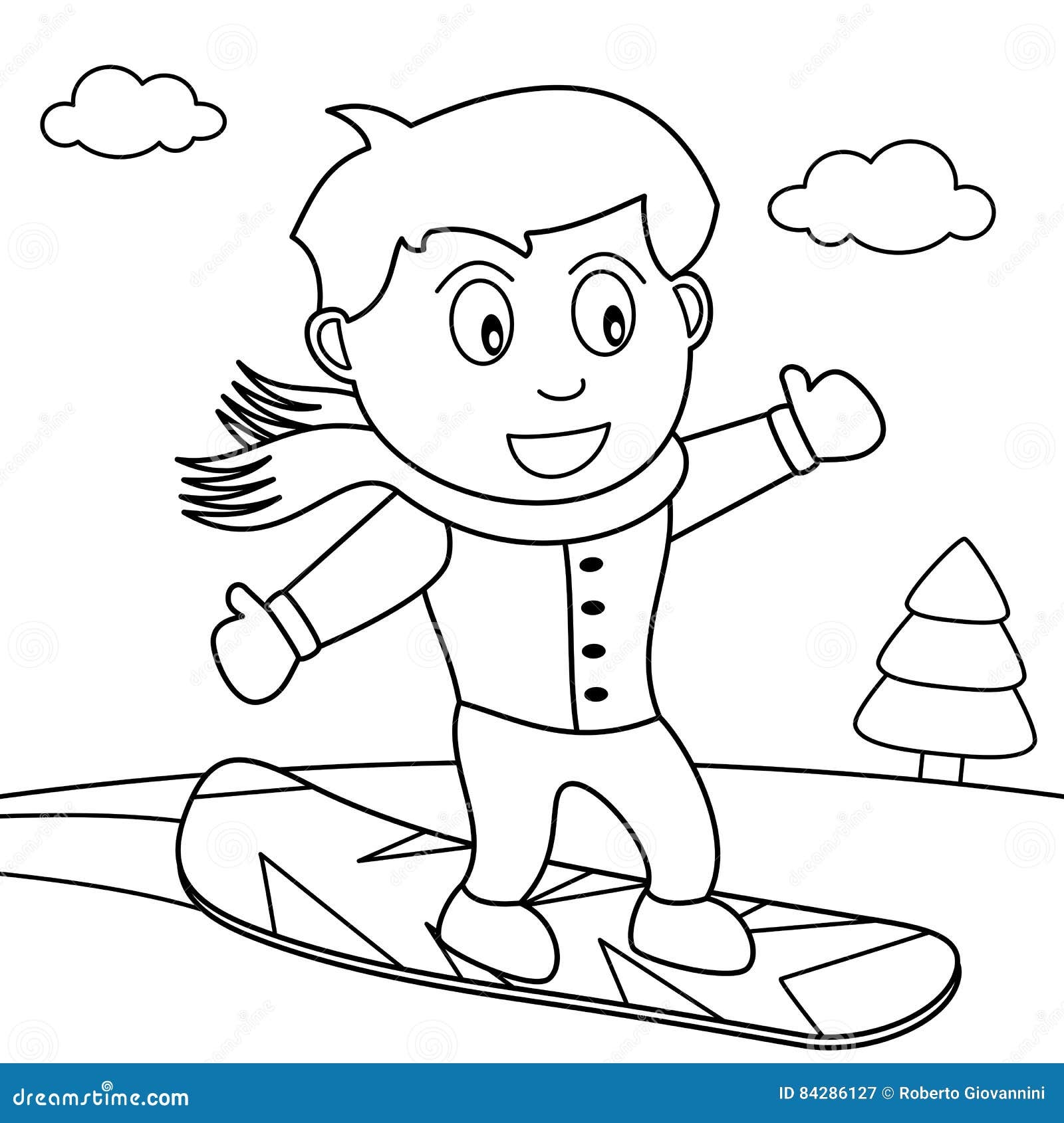 Snowboarding Coloring Pages Coloring Pages