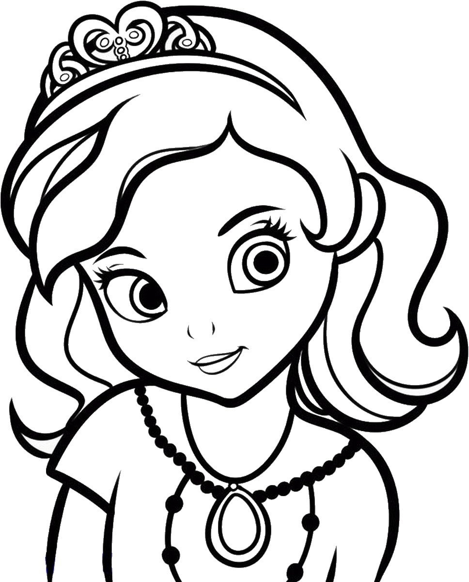 Sophia The First Coloring Pages