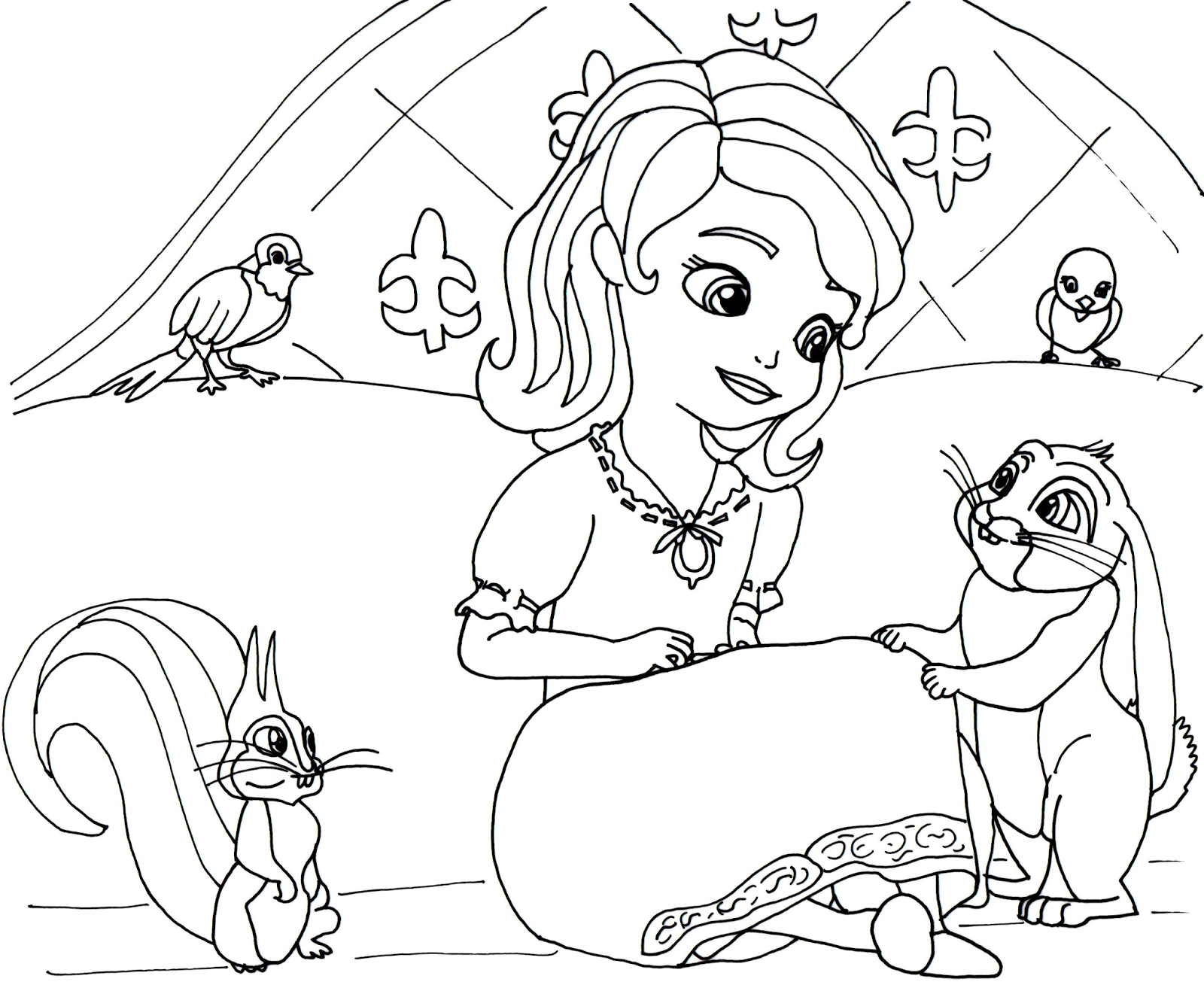 Sofia Coloring Pages