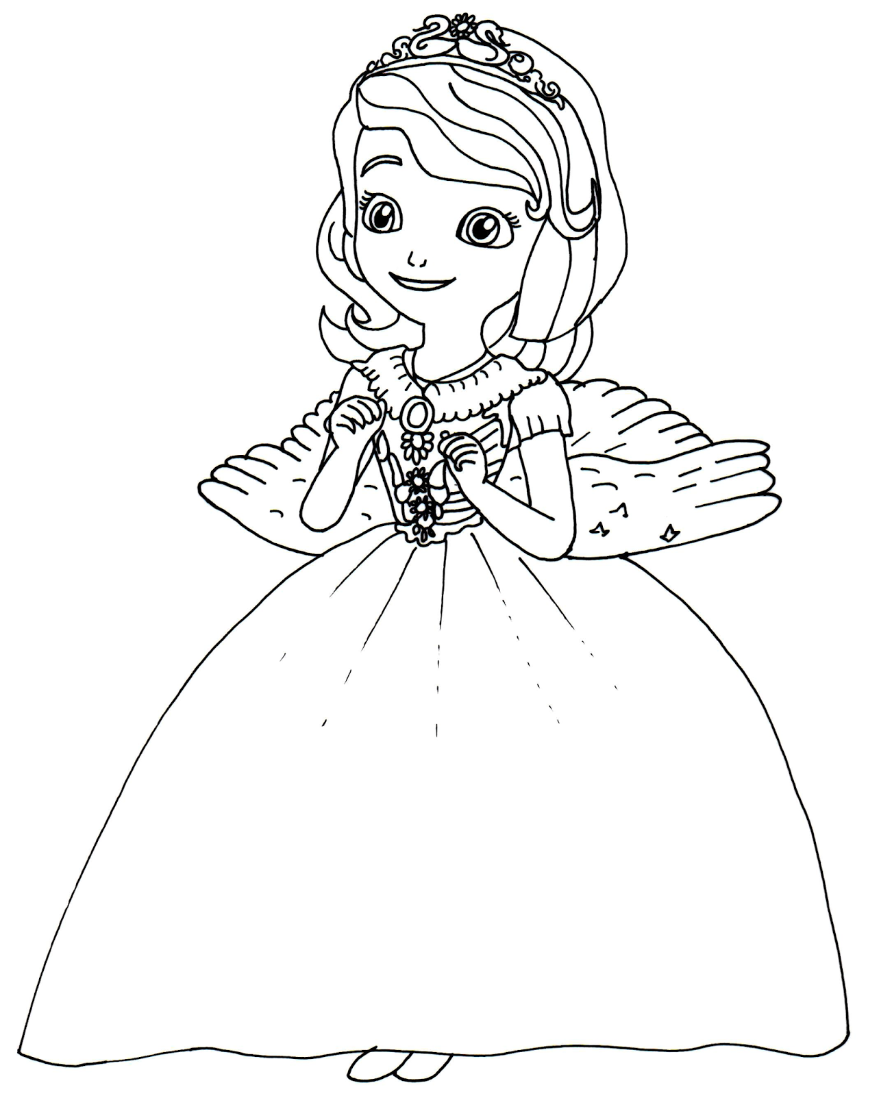 Sofia The First Coloring Pages Coloring Home