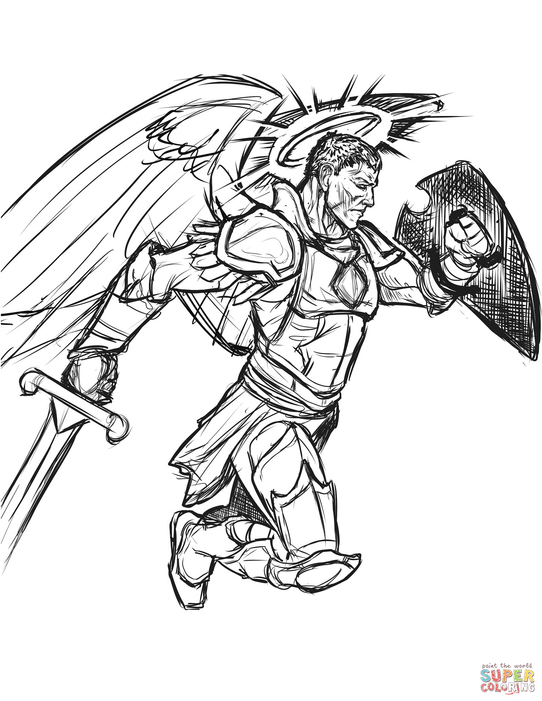 Warriors Coloring Pages