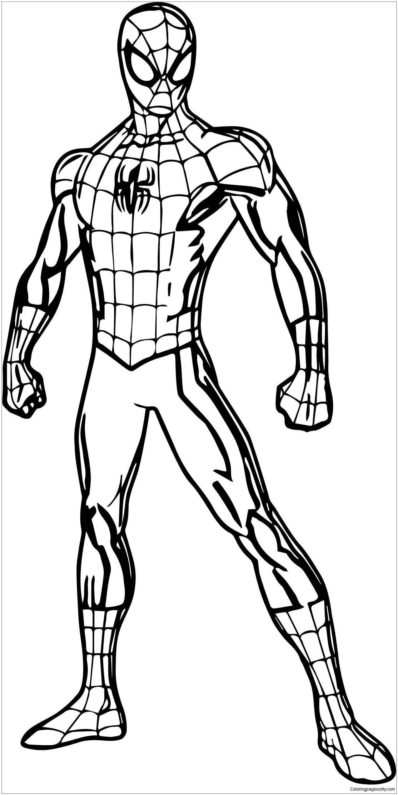 Coloring Page Spiderman