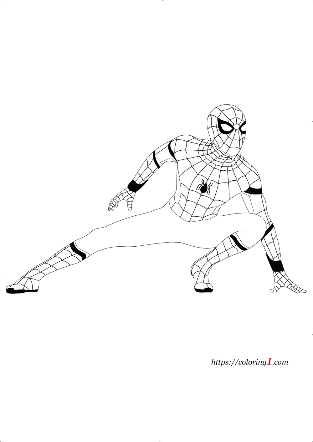 Spiderman Homecoming Coloring Pages 2 Free Coloring Sheets 2021 Spiderman Coloring