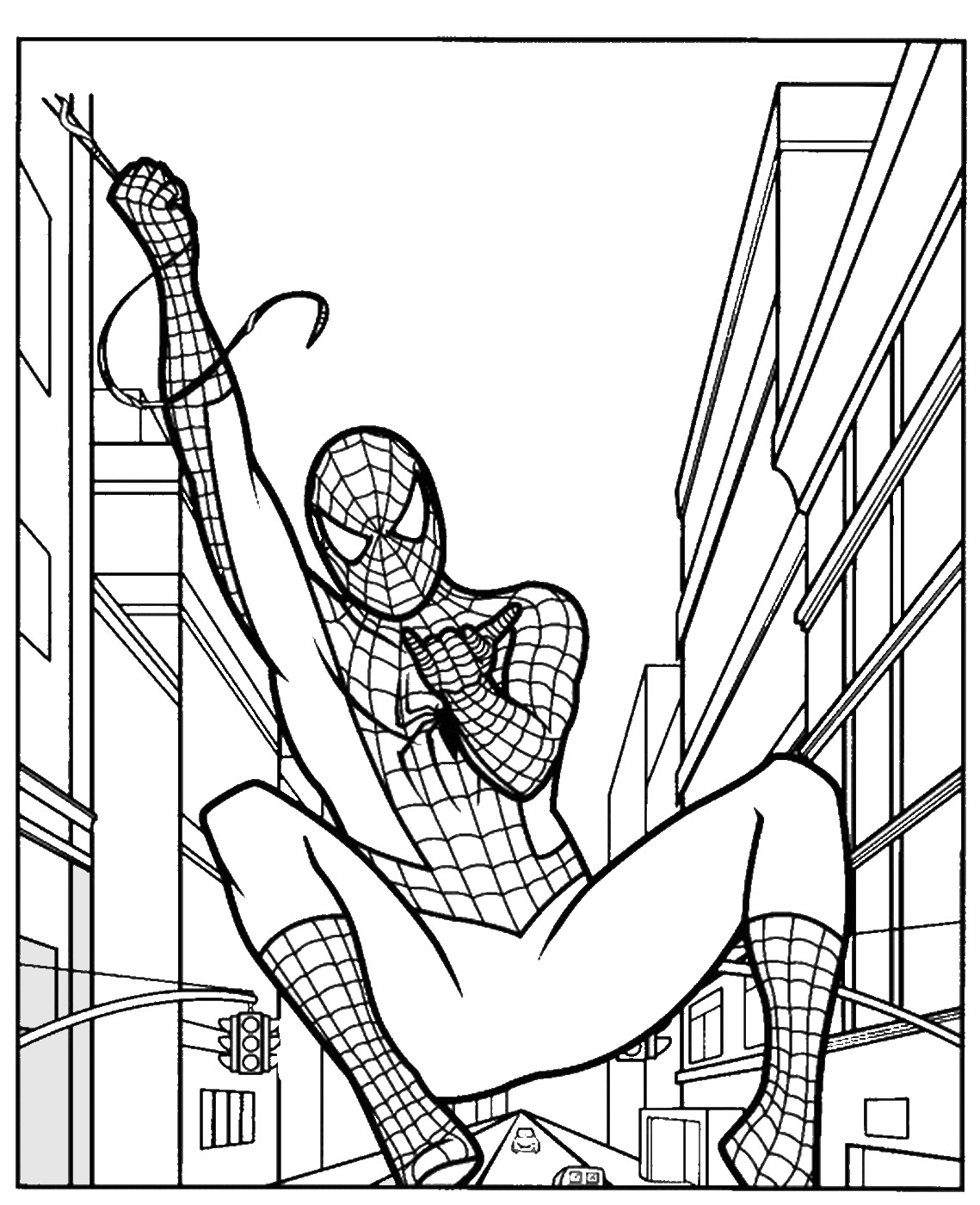 Spiderman Homecoming Coloring Pages At GetColorings Free Printable Colorings Pages To