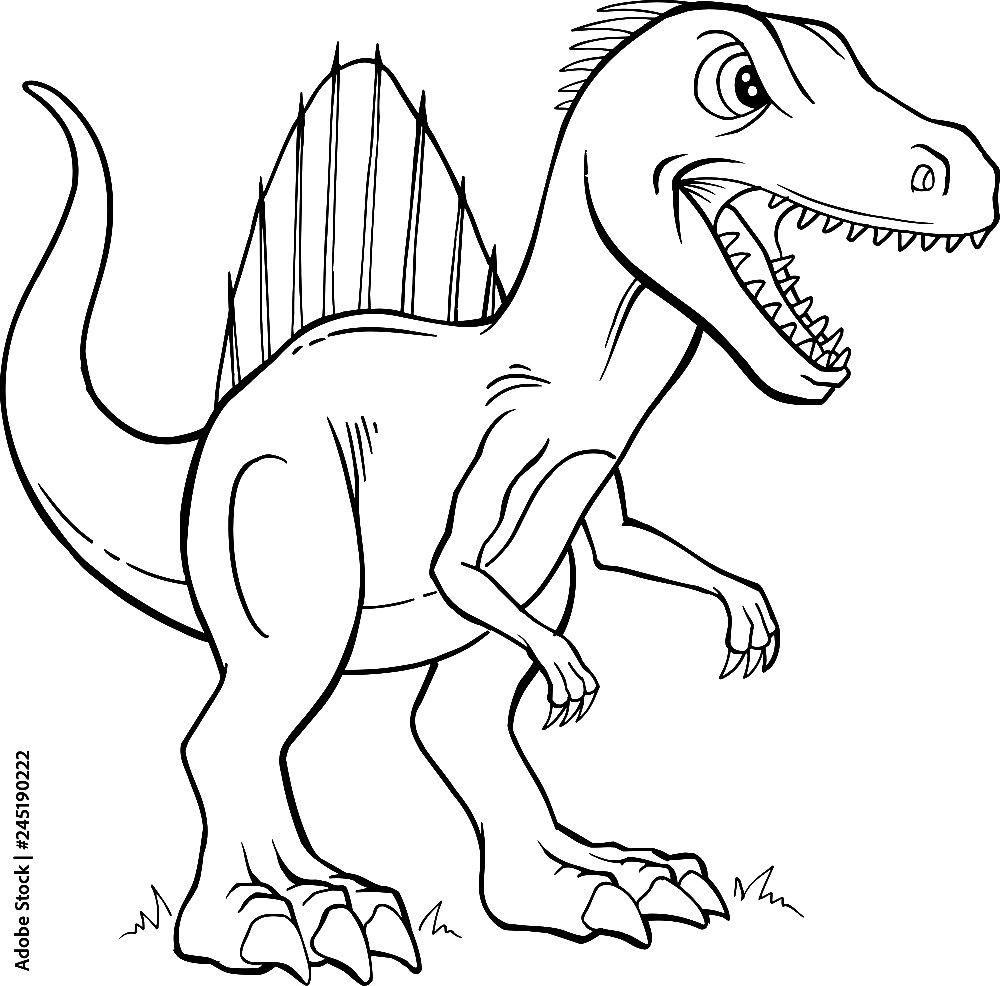 Spinosaurus Coloring Pages