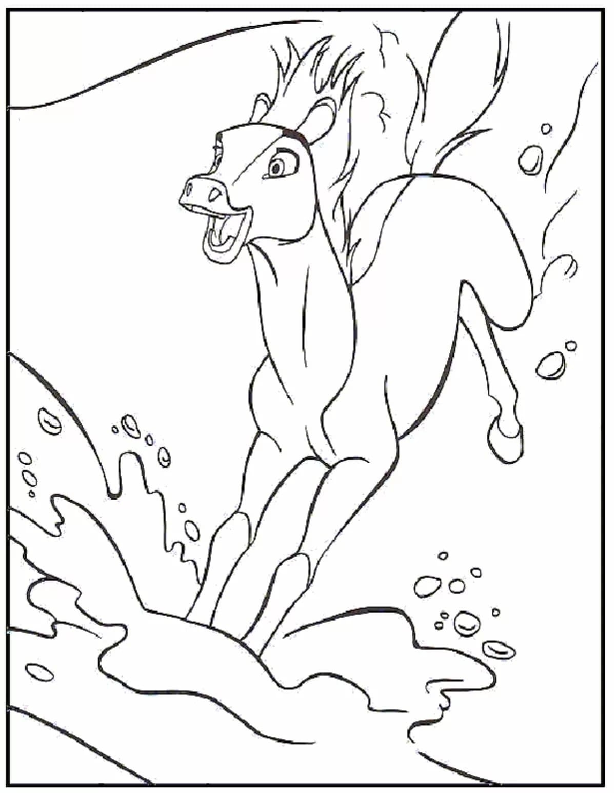 Spirit Riding Free Coloring Pages