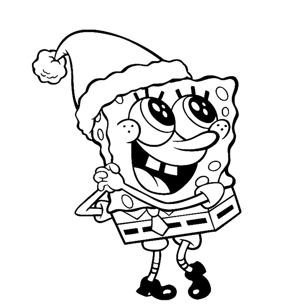 Spongebob And Patrick Christmas Coloring Pages At GetColorings Free Printable Colorings