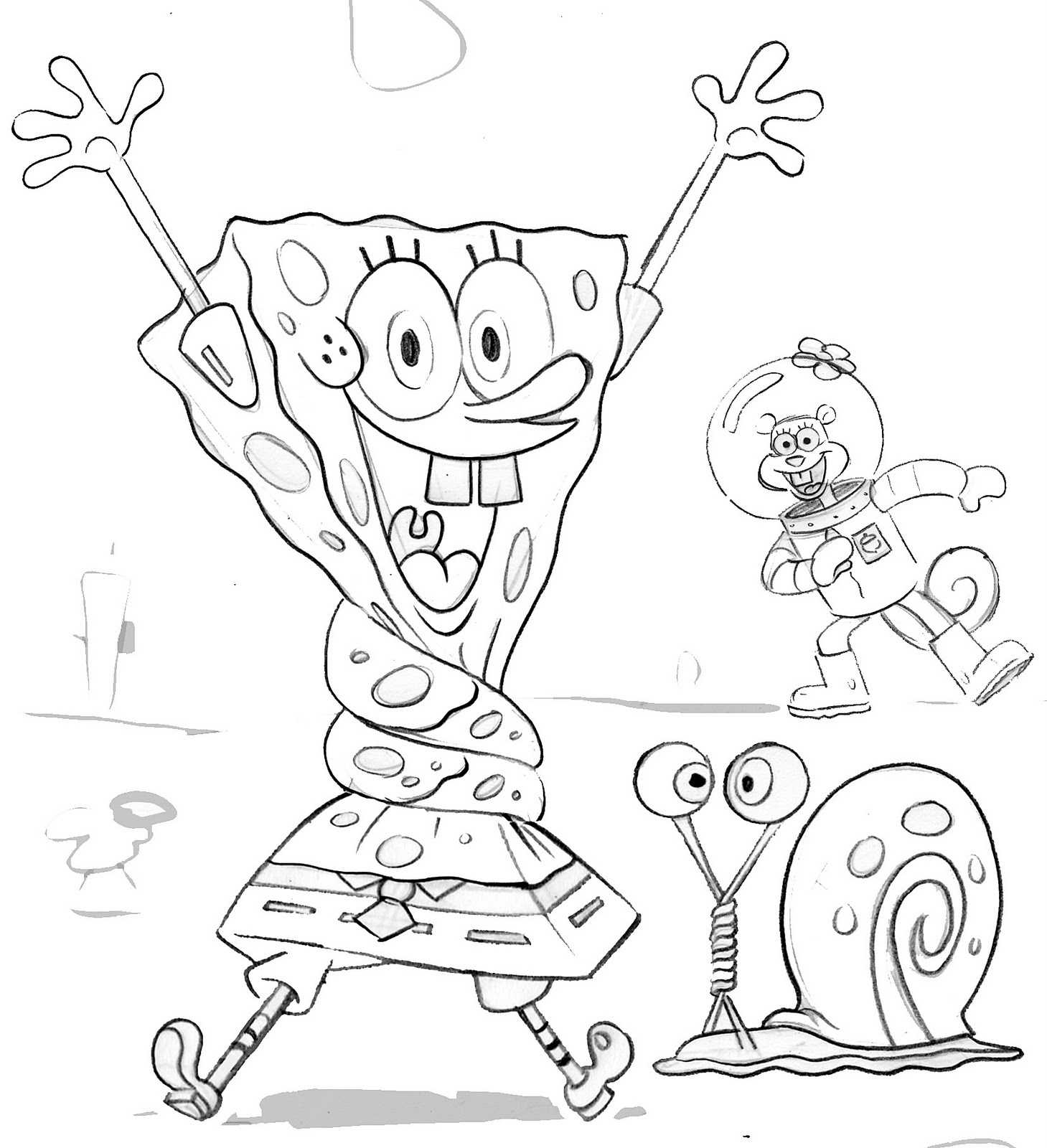 SPONGEBOB COLORING PAGES
