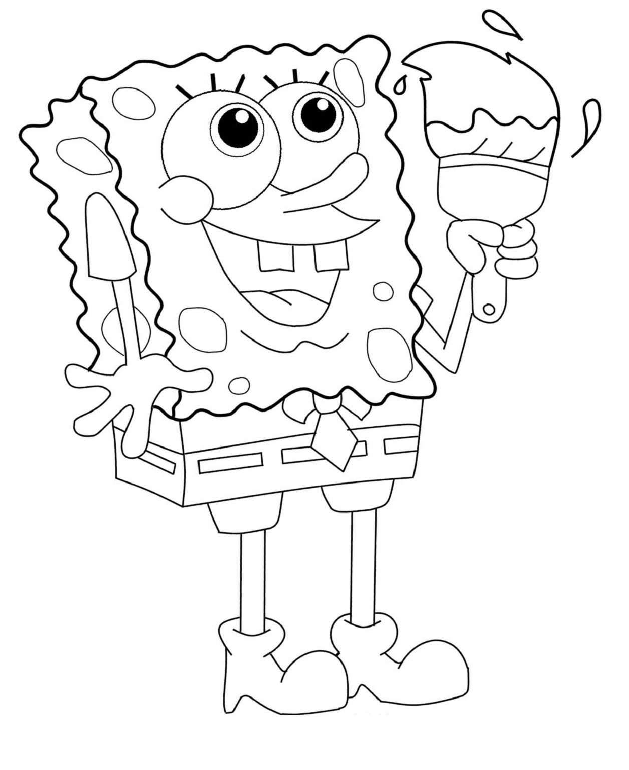 Spongebob Coloring Pages For Kids 2016 Activity Shelter
