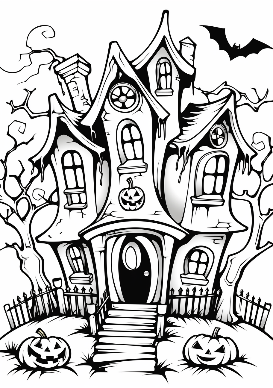 Spooky Halloween Coloring Pages Halloween Coloring Page Fun Engaging Printable Creations