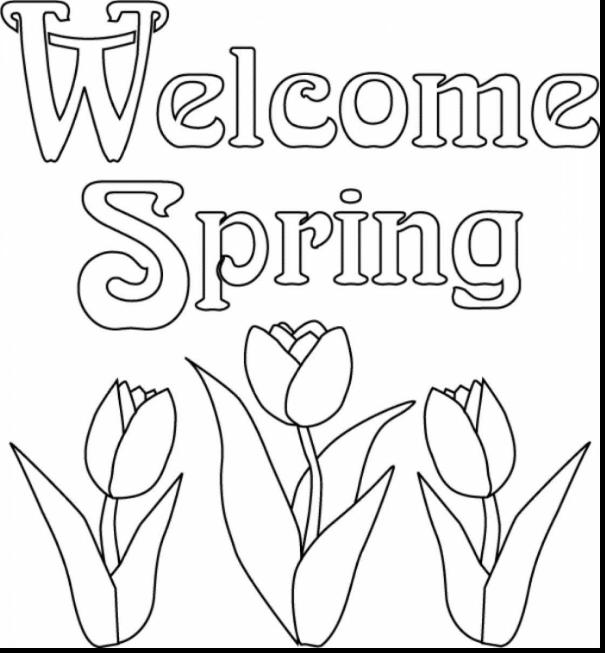 Spring Break Coloring Pages At GetColorings Free Printable Colorings Pages To Print And Color
