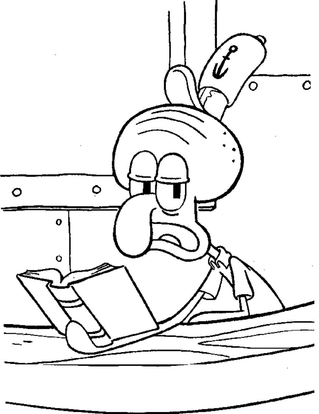 Squidward Coloring Pages At GetColorings Free Printable Colorings Pages To Print And Color