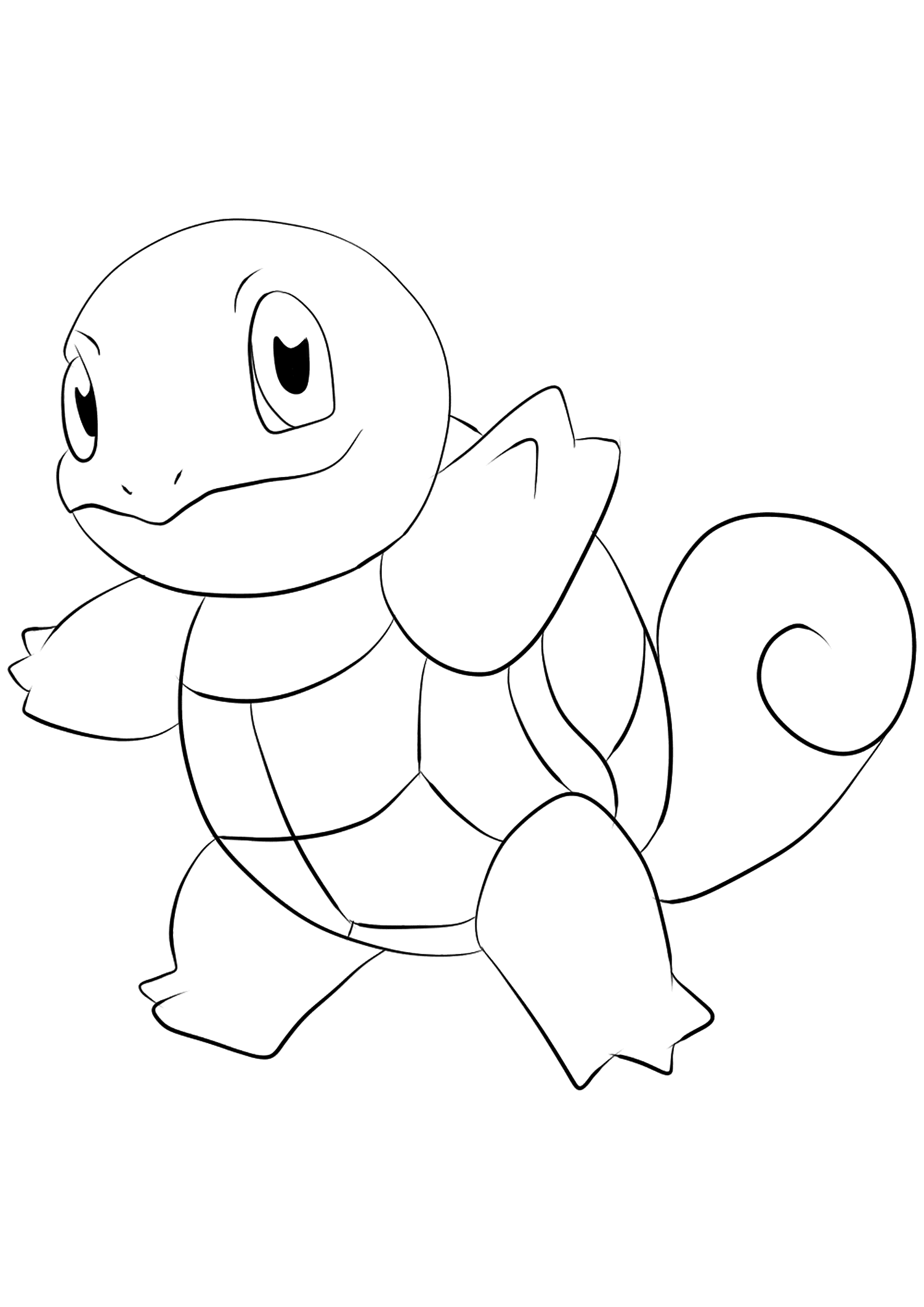 Squirtle Coloring Pages