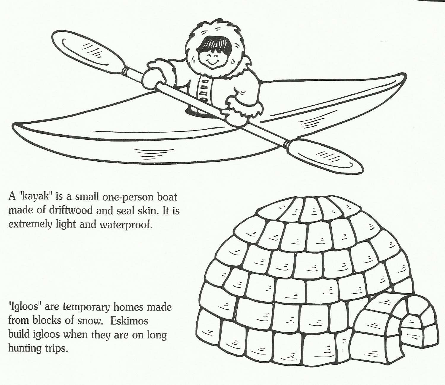 Squish Preschool Ideas January Inuit Coloring Pages For Boys Coloring Pages