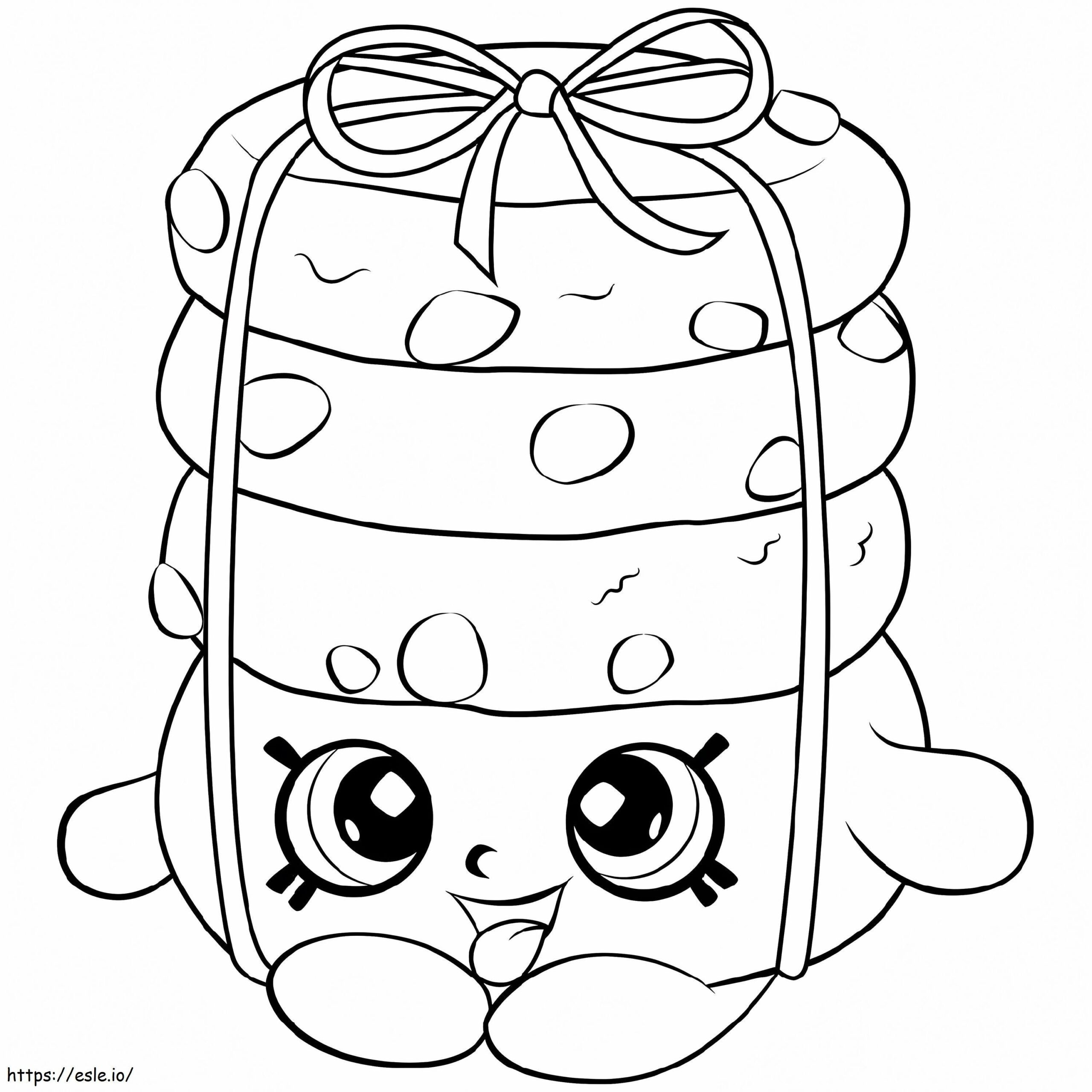 Cookie Cookie Shopkin Coloring Page