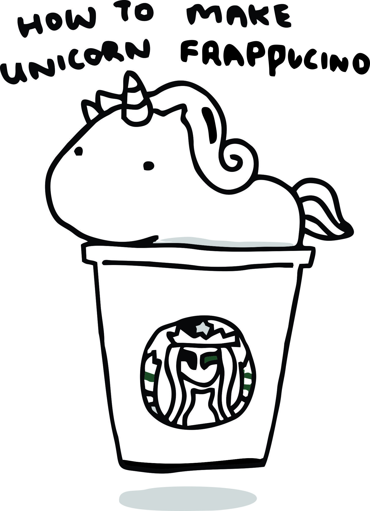 Starbucks Adorable Kawaii Coloring Pages Coloring And Drawing