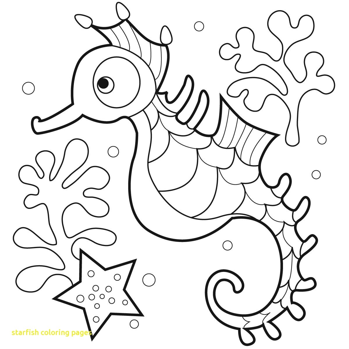 Starfish Coloring Pages