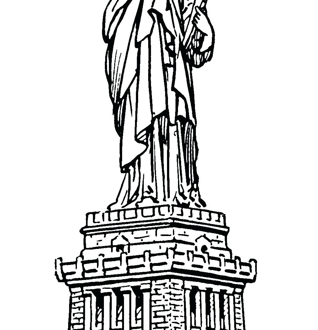 Statue Of Liberty Coloring Pages
