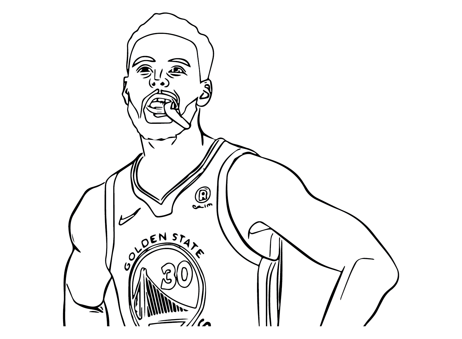 Stephan Curry Coloring Pages Coloring Home