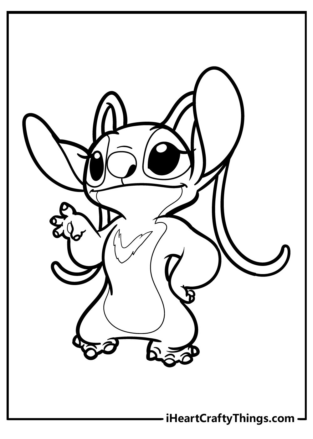 Super Stitch Coloring Pages