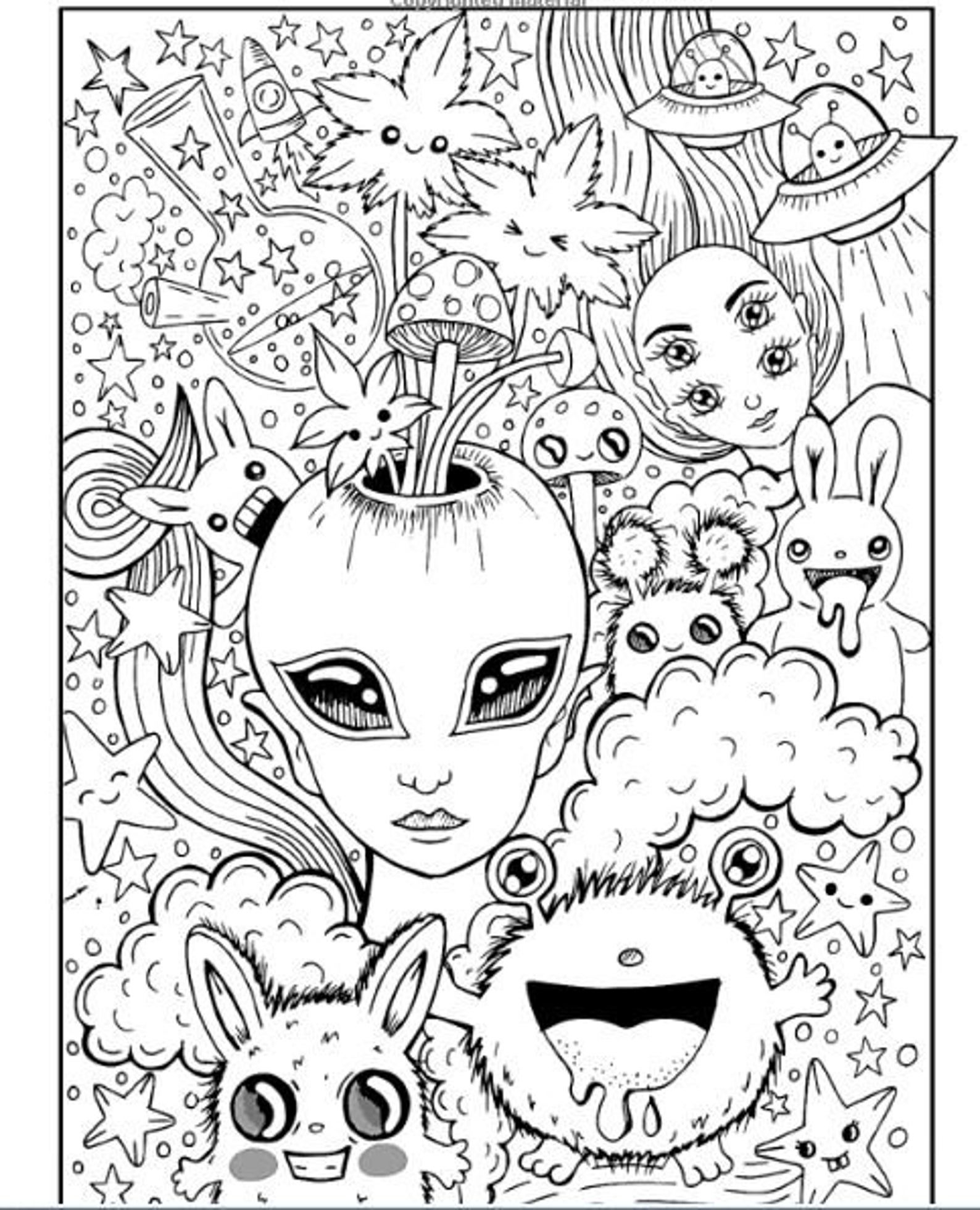 Stoner Inappropriate Coloring Pages For Adults Naughty Coloring Book For Adults A Nsfw Adult