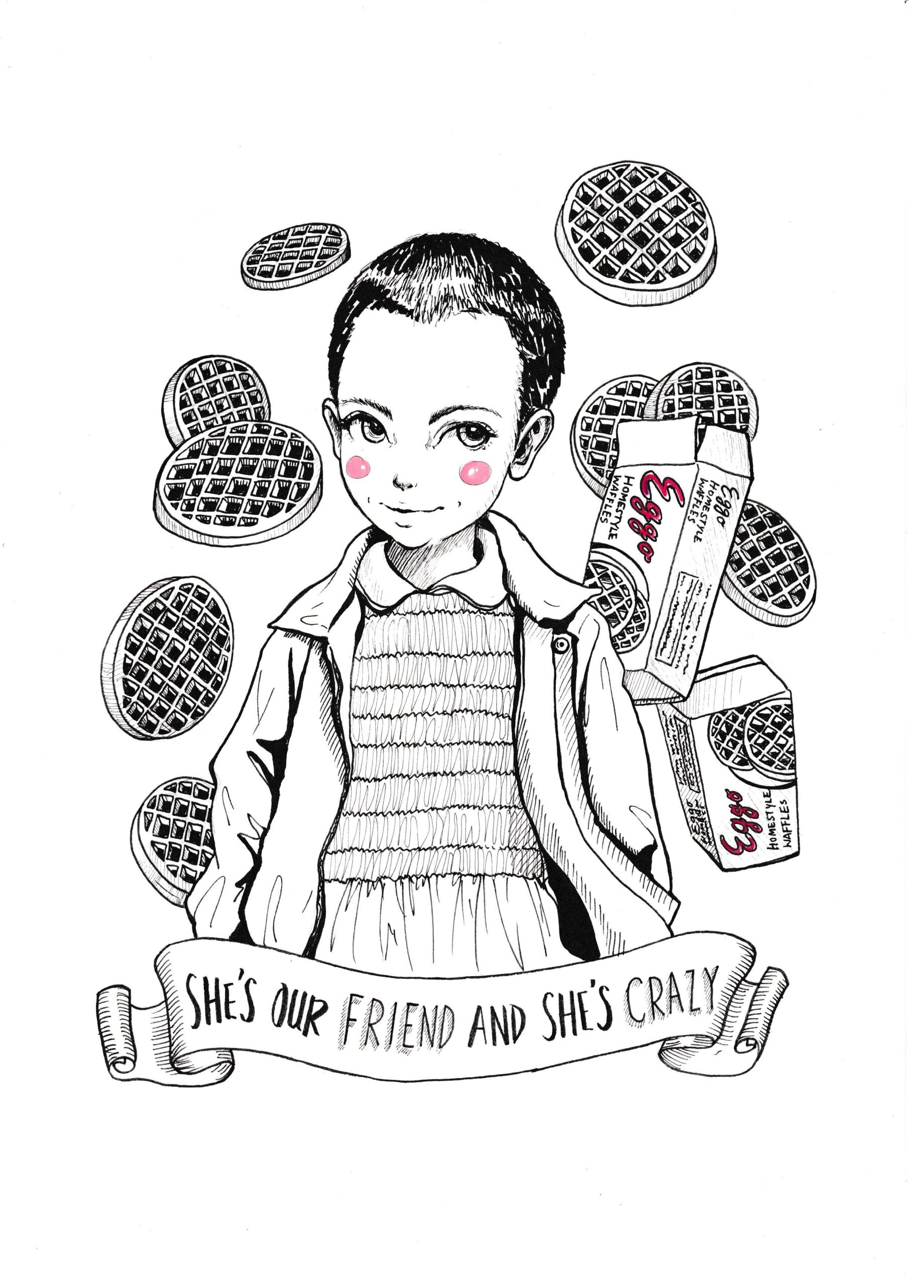 Stranger Things Logo Coloring Coloring Pages