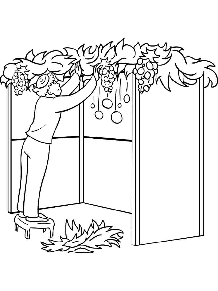 Sukkot Coloring Pages