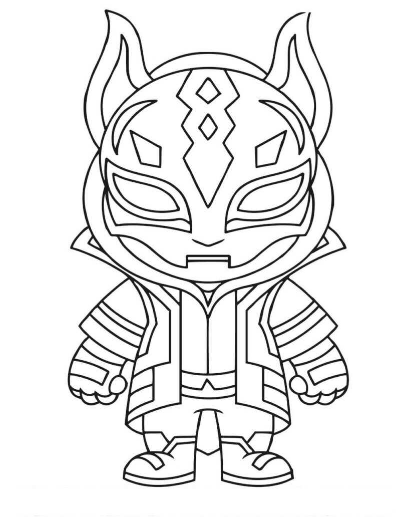 Fortnite Drift Coloring Pages