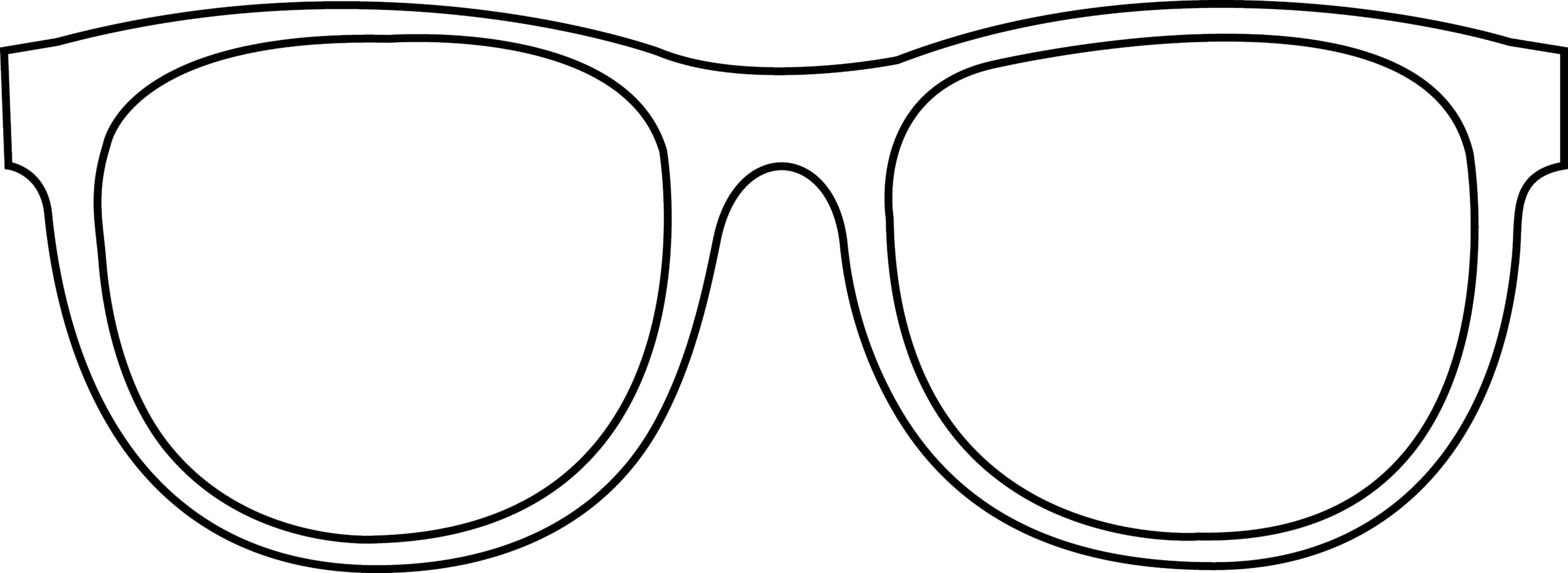 Sunglasses Coloring Page