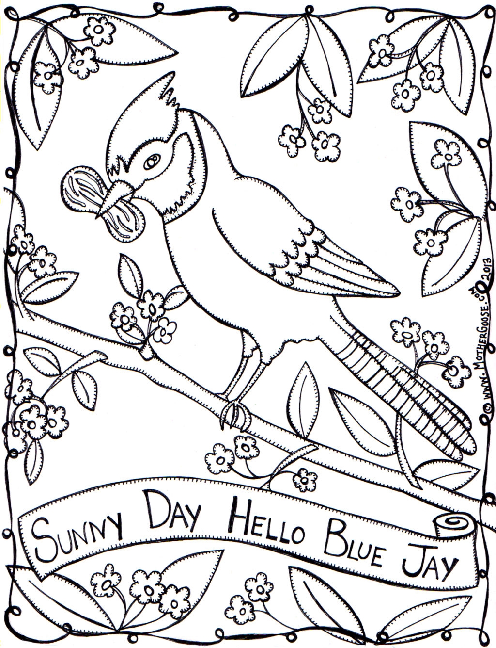 Sunny Day Coloring Pictures Spring Colouring Pages Use The Download Button To View The Full