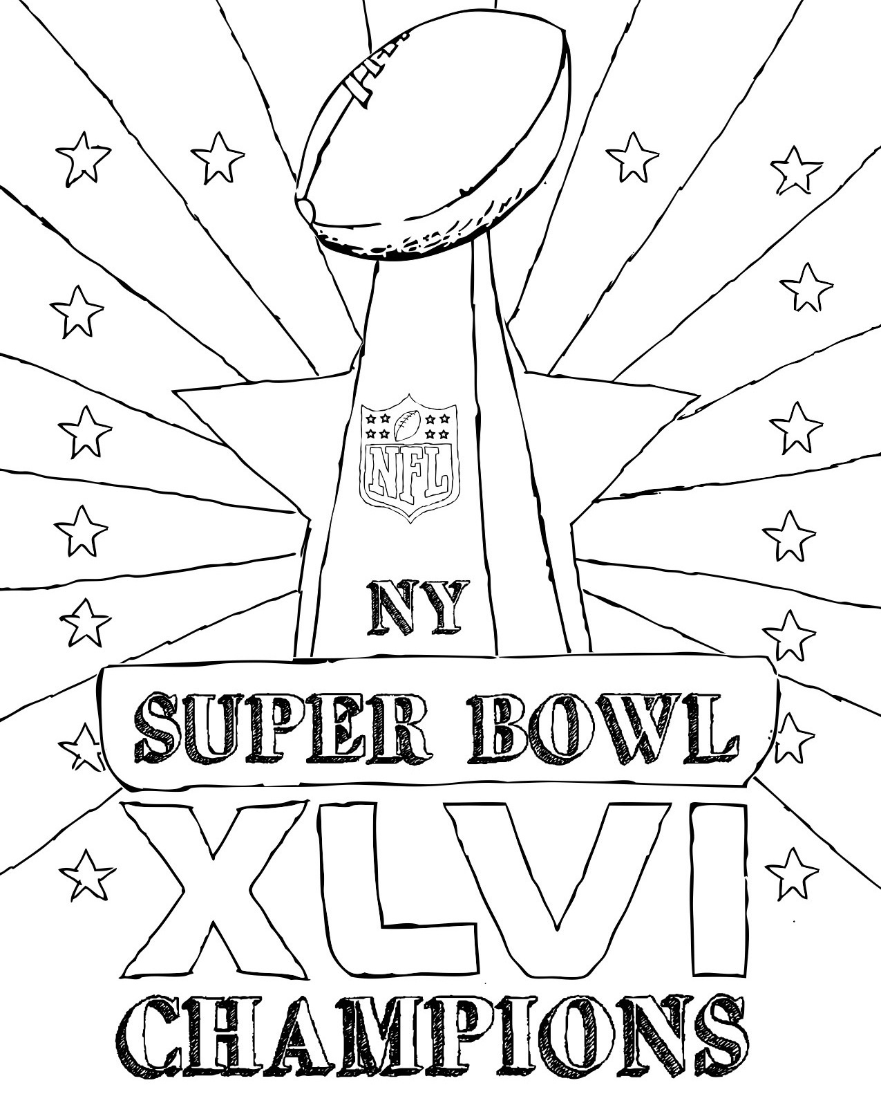 Super Bowl 2018 Coloring Pages At GetColorings Free Printable Colorings Pages To Print And