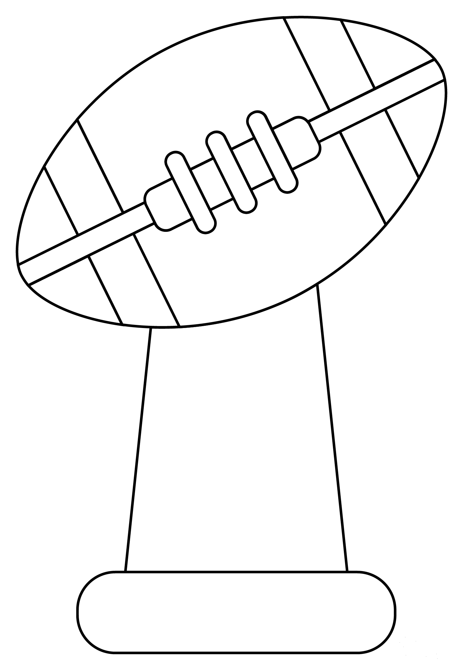 Super Bowl Coloring Page ColouringPages