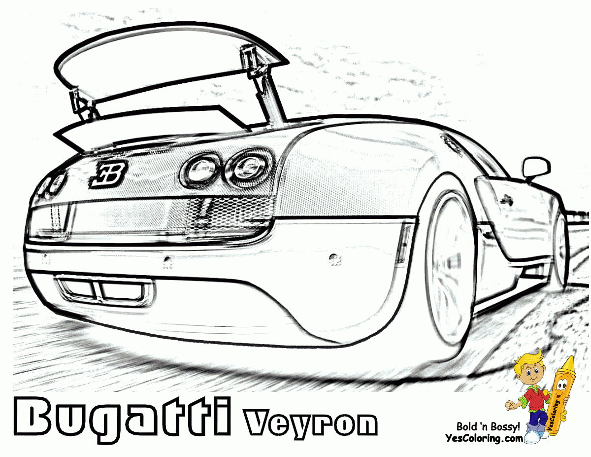 Super Fast Cars Coloring Fast Cars Free Bugatti Race Car Coloring Home